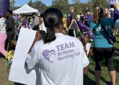 team at home nursing care shirt