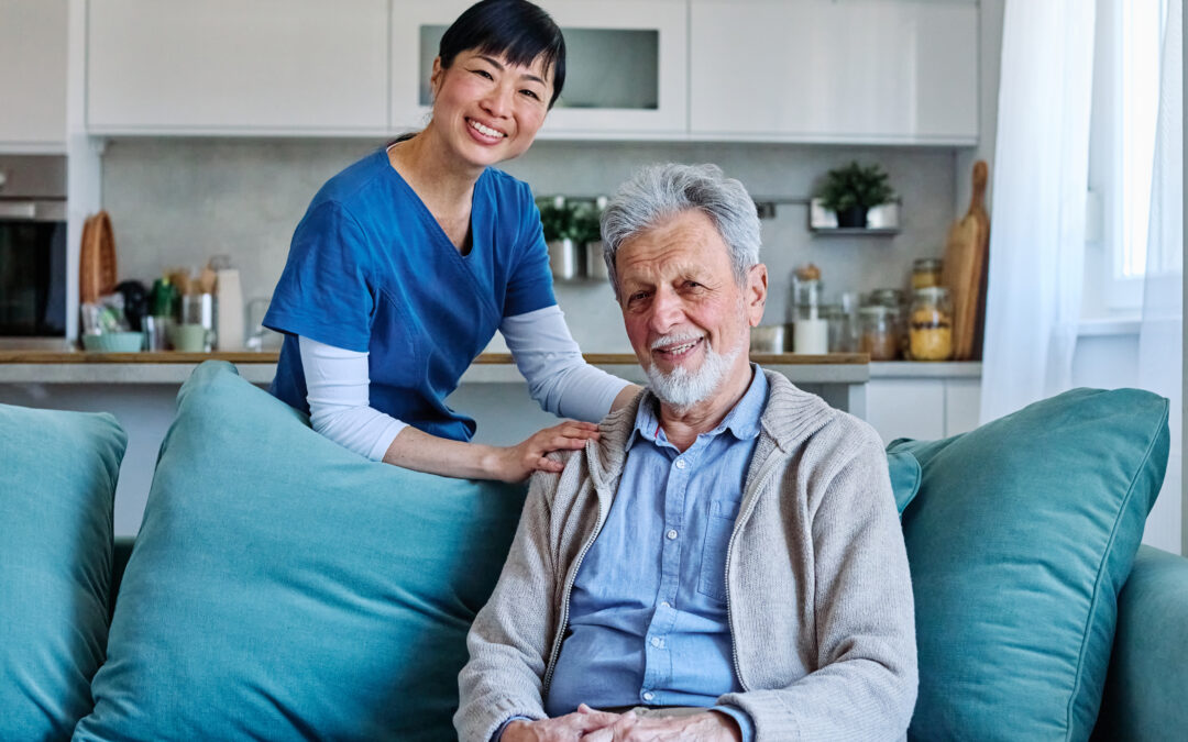 Home care services explained Poway, CA, showing types of in-home care and home care options for seniors receiving personalized support at home.